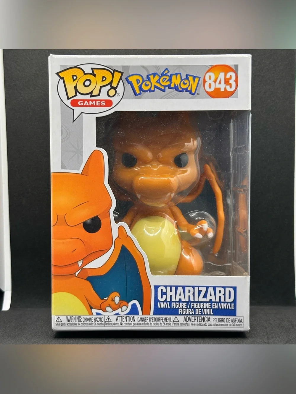 Funko Pop Pokémon Charizard #843 Vinyl Figure Box Wear